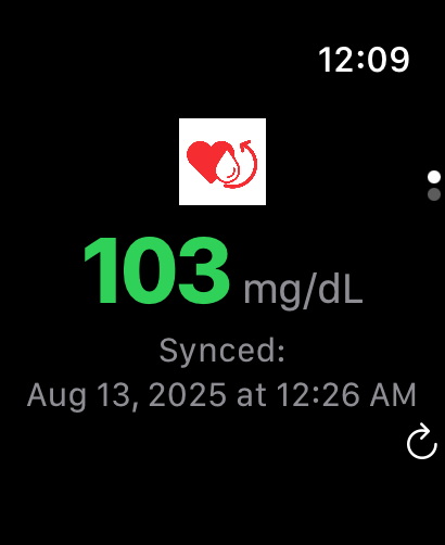 LibreSync Apple Watch App Detail